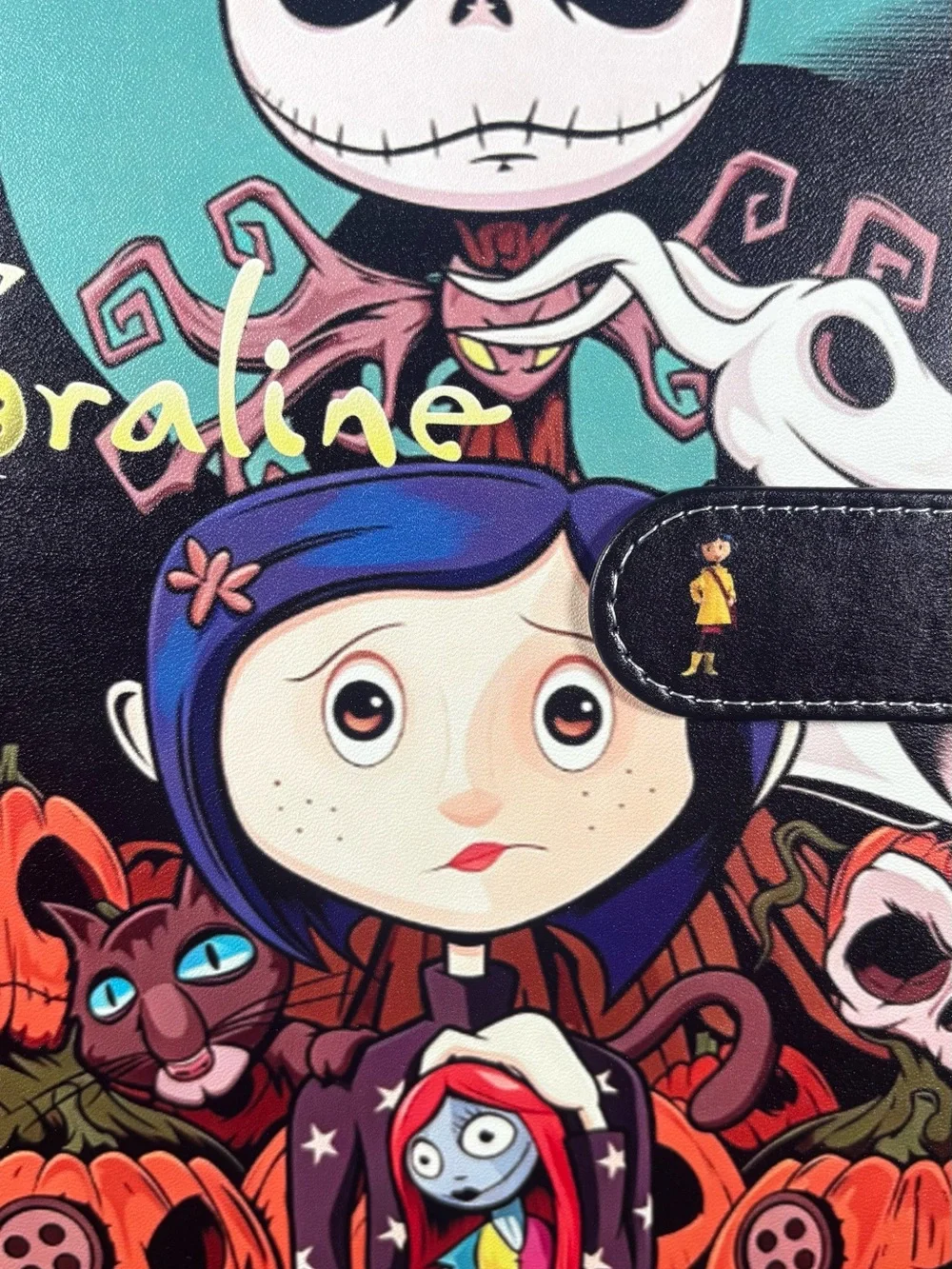 Coraline, Jack and Sally Custom A5 Binder with 50 lined paper sheets included